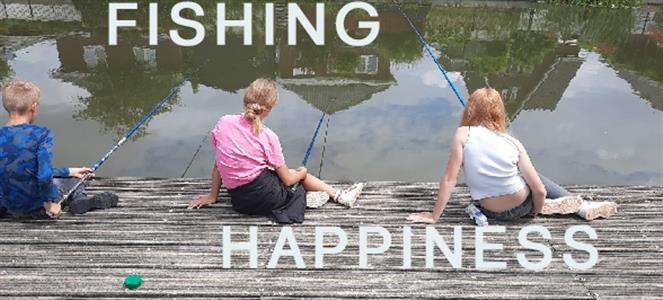 Fishing happiness
